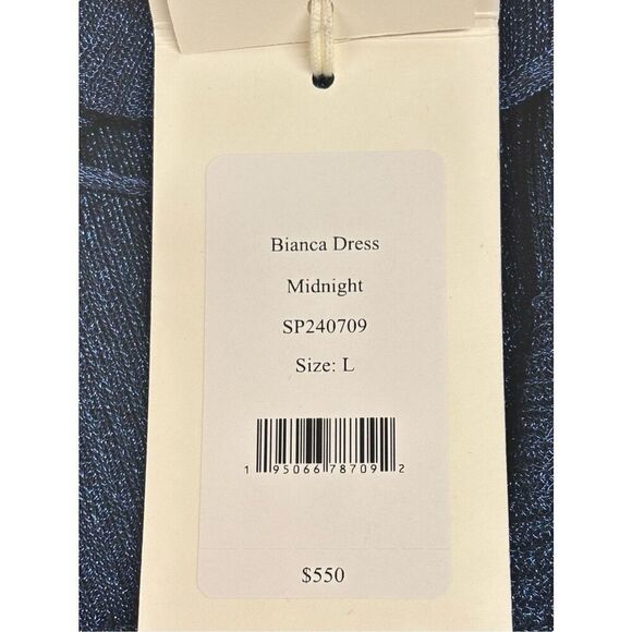 Ulla Johnson BIANCA DRESS in Midnight NWT Size Large - Picture 7 of 7
